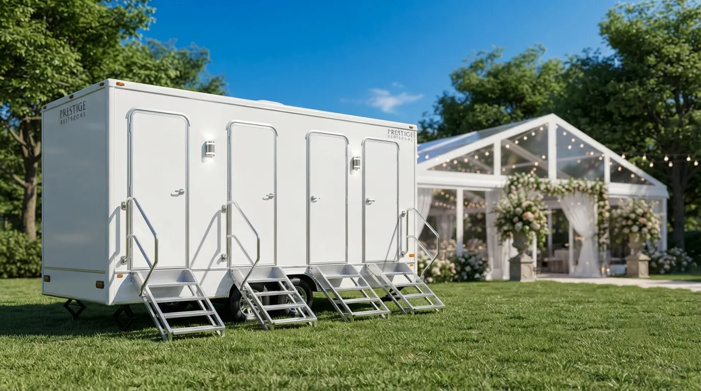 4 Stall Restroom Trailer in Rancho Cucamonga, CA