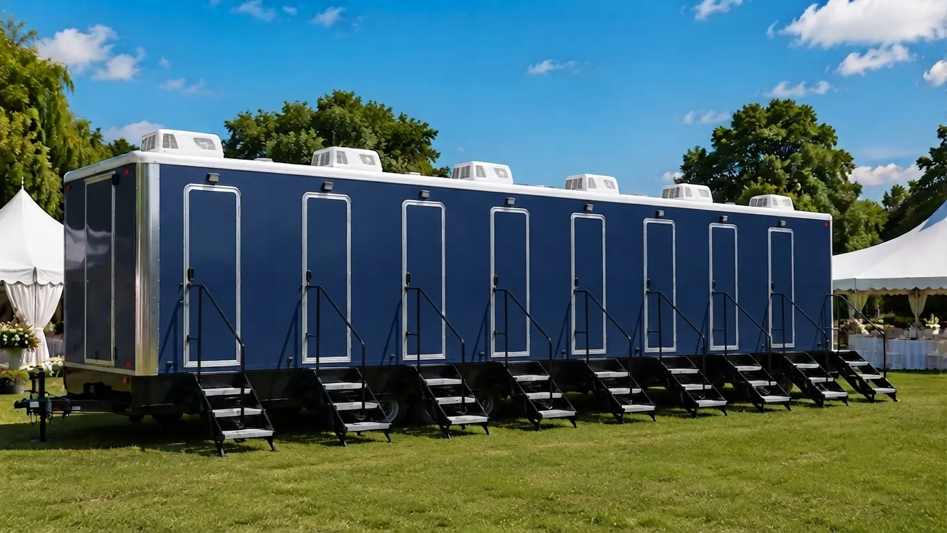 8 Stall Restroom Trailer in Rancho Cucamonga, CA