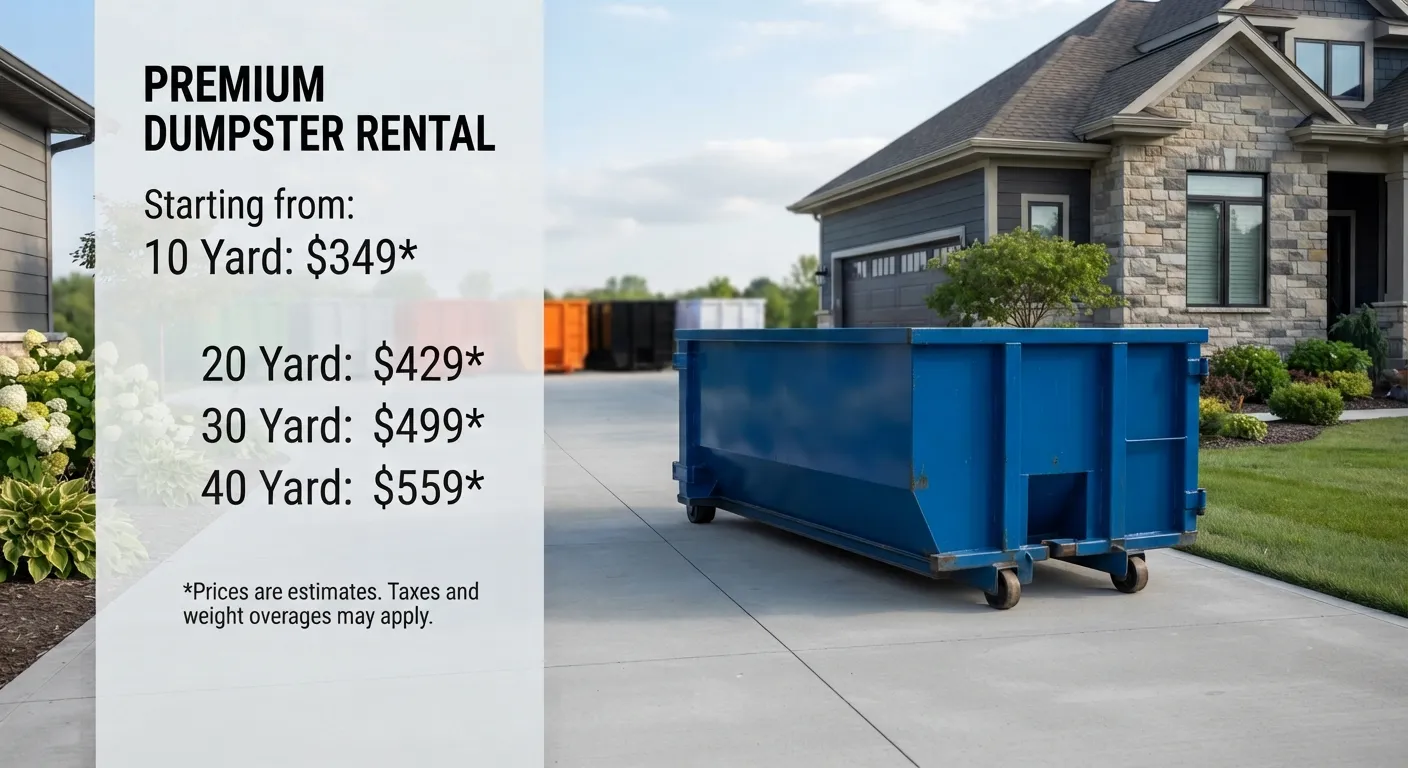 Dumpster Rental Cost in Rancho Cucamonga, CA